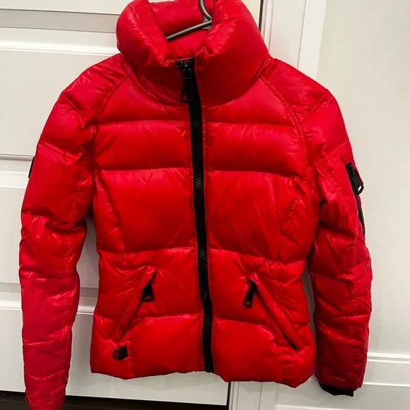 SAM. Red Puffer Jacket - Picture 1 of 3
